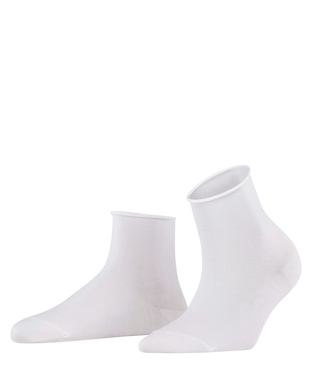 Dames Korte Sokken Cotton Touch - White - 35-38
