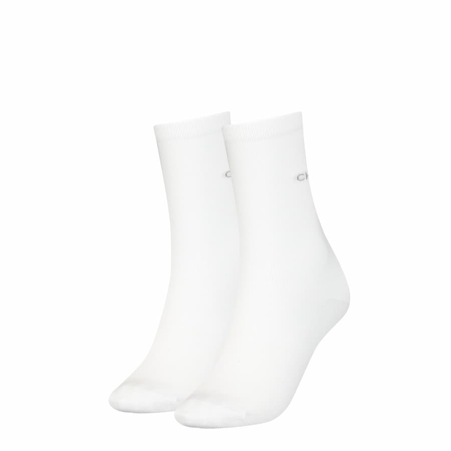 Classic dames sokken 2 paar – White – One-size