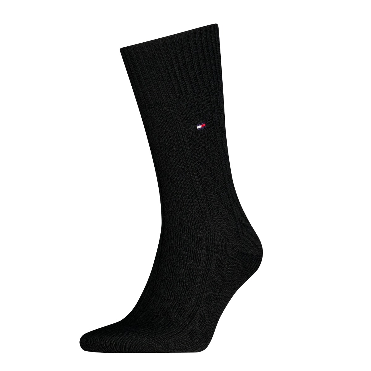 Herensokken cable - Black - 43-46