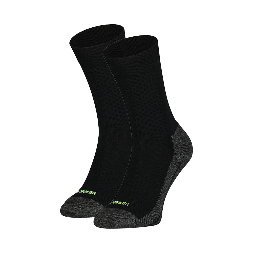 Bamboe werksokken – Black – 35-38