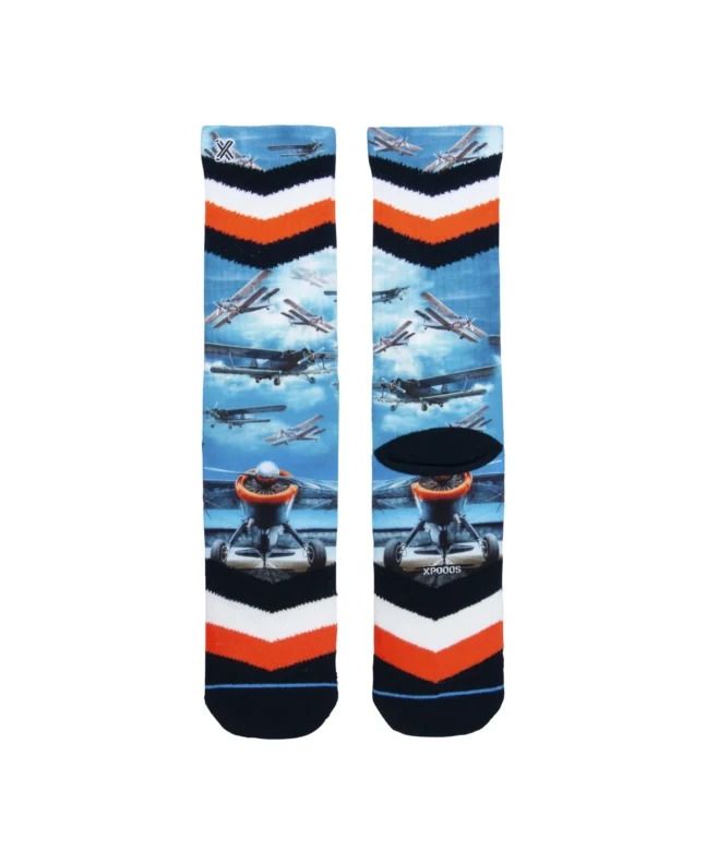 XPOOOS Sokken met vliegtuig print 60245