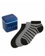 FALKE Heren happy box 3-pack sneakersokken 13056