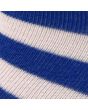 Manitou Amsterdam Unisex gestreepte sokken blauw en poederroze MAN31