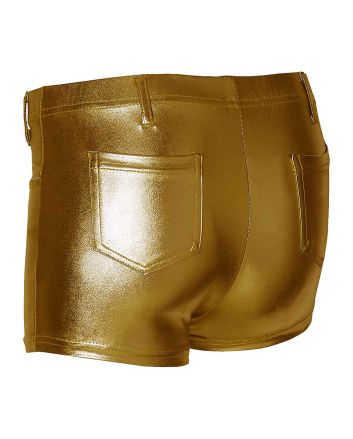 Dames party hotpants latex look