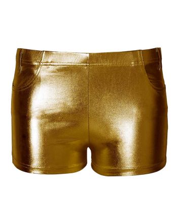 Dames party hotpants latex look