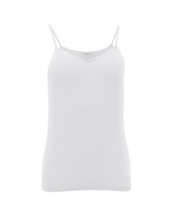 Perfect line cotton top - satijnen rand