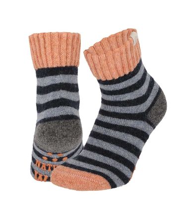 wollen antislip sokken voor kids met strepen