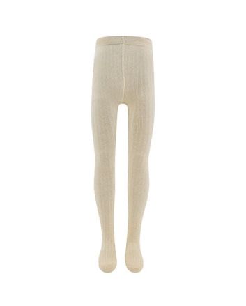 kindermaillot van katoen met rib motief en lurex