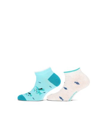 Kinder sneaker YM shark 2-pack