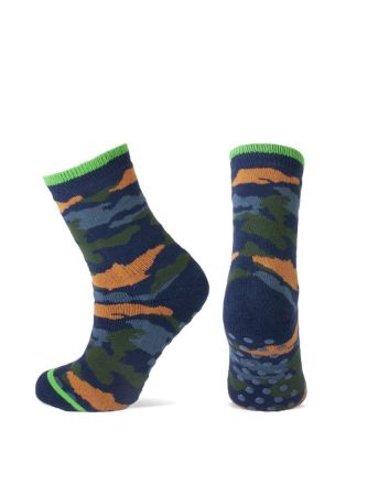 Antislip kindersokken met camouflage print