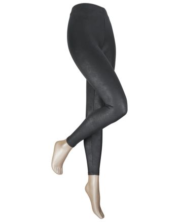 Craquele leatherlook legging