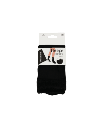 Damessokje met fleece inside 2-pack