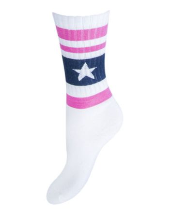 kinderkniekousen met sportieve print