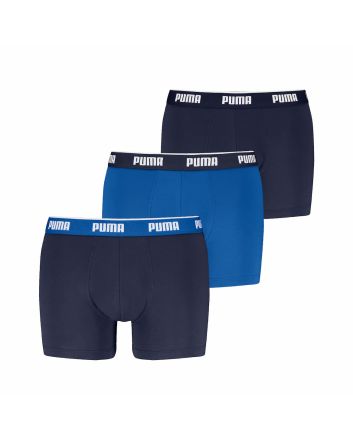 Puma Heren everyday basic boxershorts 3 pack - True blue - XL 701234187-XL-true-blue