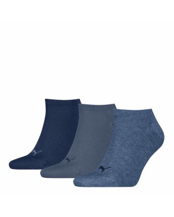 Unisex sneaker plain 3 pack