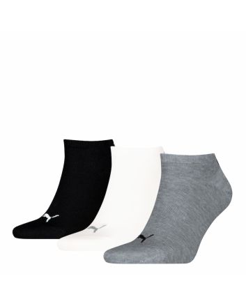 Unisex sneaker plain 3 pack