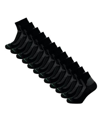 Quarter werksokken van Tencel - 12 paar
