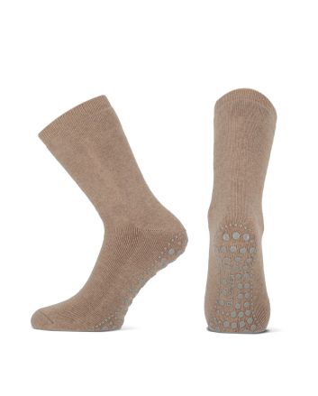 Katoenen huissokken met antislip