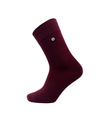 Unisex katoenen sokken dieprood