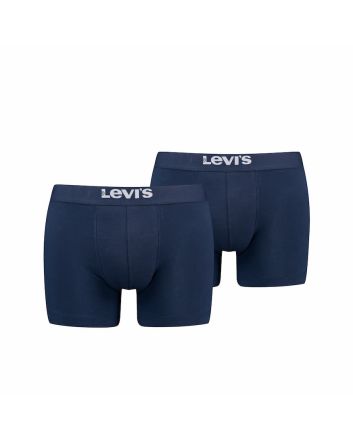 Heren boxershorts solid 2-pack