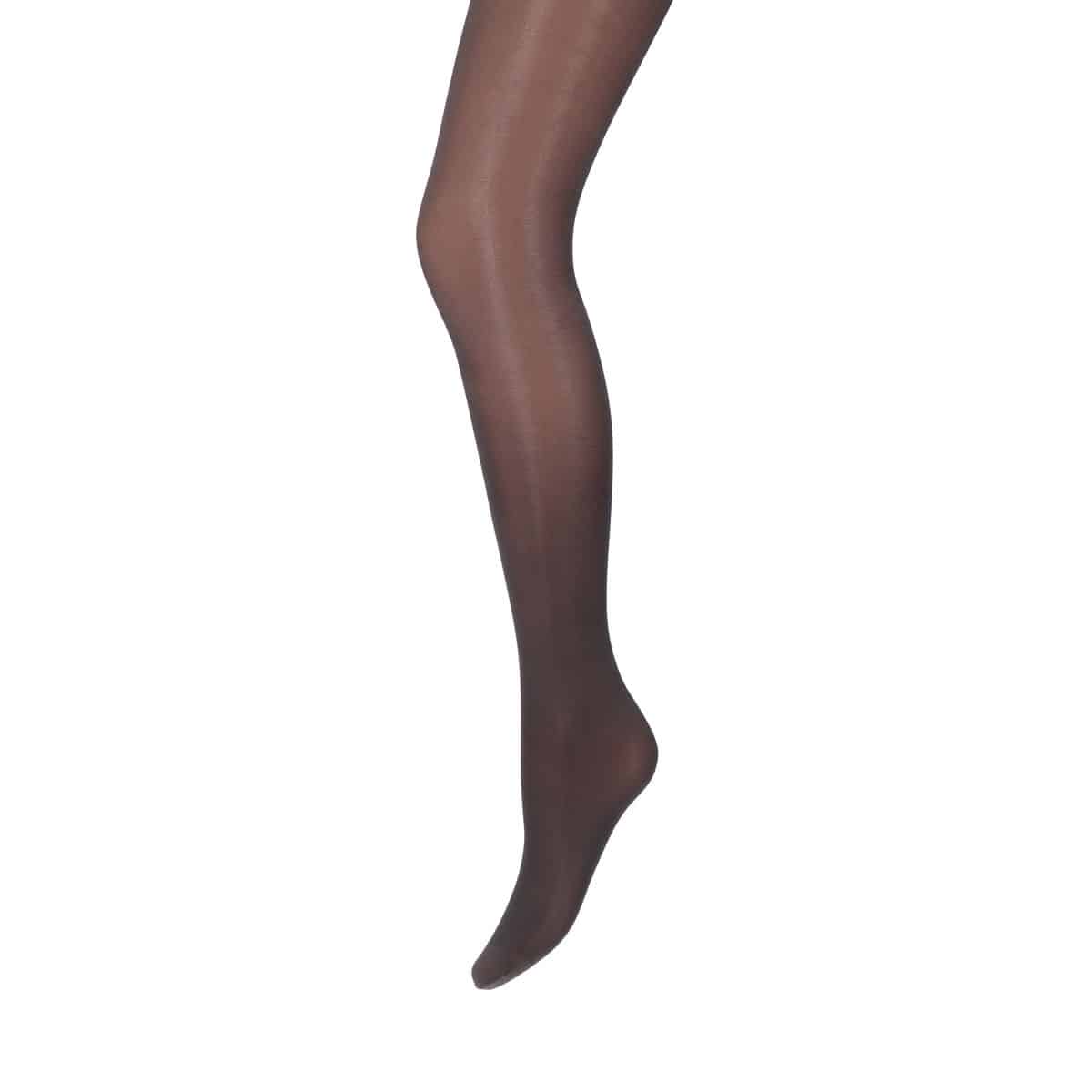 35 denier panty met glans – Dark grey – XXL