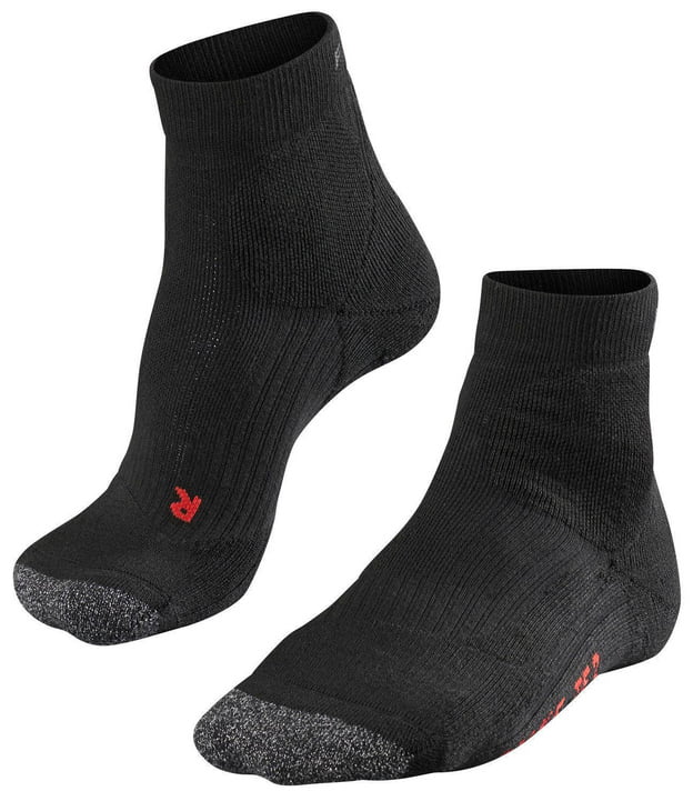TE2 korte heren tennissokken – Black – 39-41
