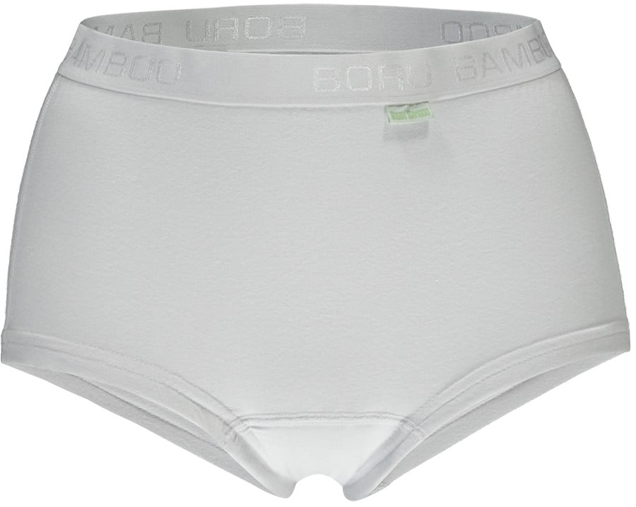 Bamboe dames boxershort – White – S