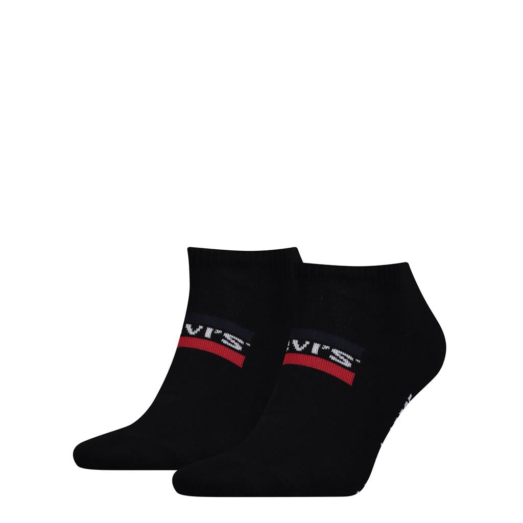 2-pack sneakersokken Levi's – Black – 35-38