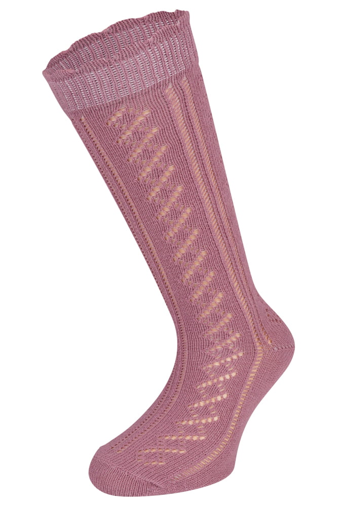 Kinder kniekousen – Dusty Rose – 18-19