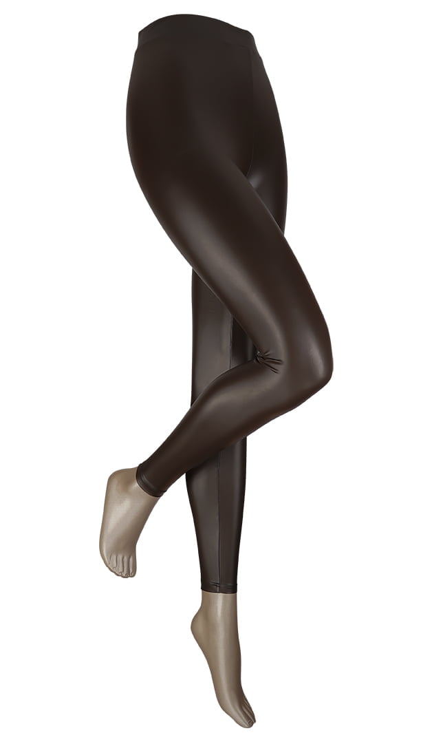 Leatherlook legging – Brown – S-M