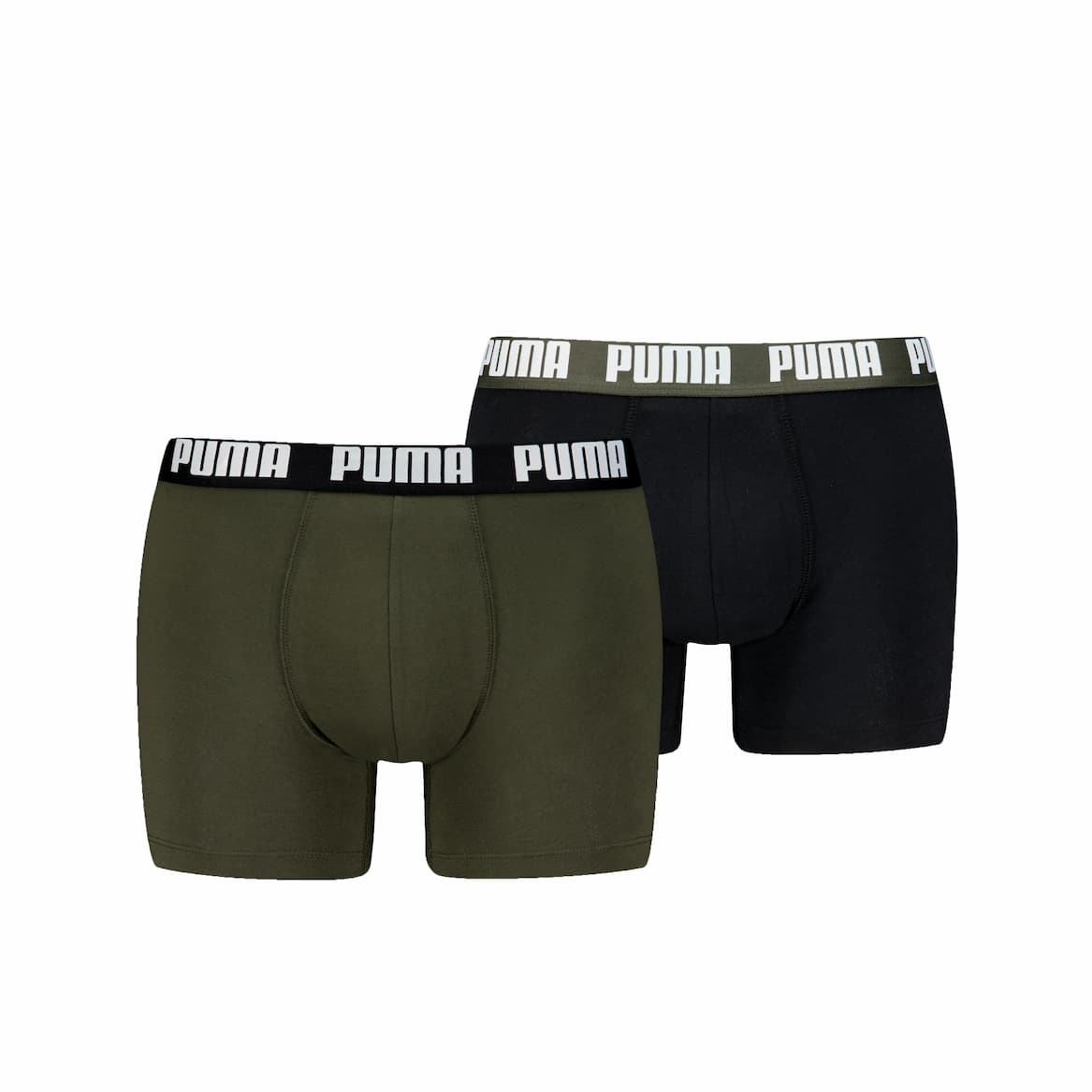 Puma heren everyday basic boxershorts 2-pack – Forest – M