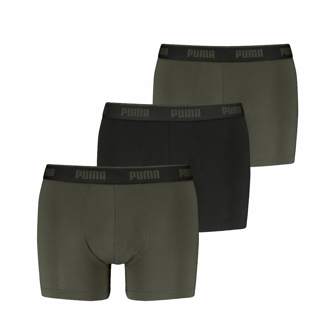 Heren everyday basic boxershorts 3 pack – Forest – XXL