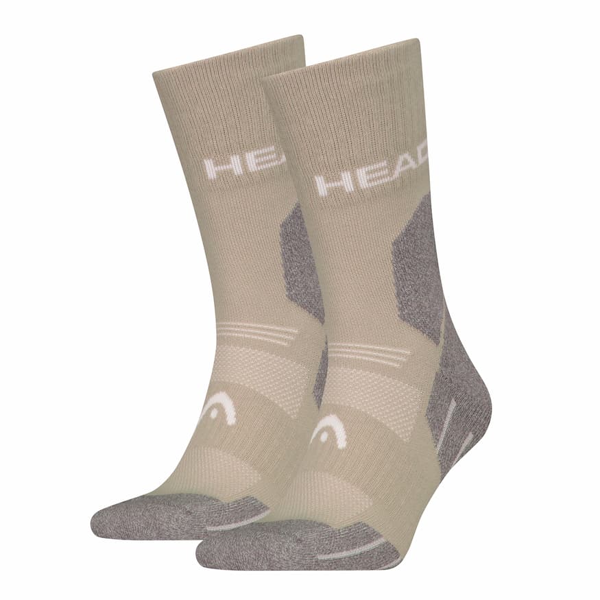 Unisex hiking sportsokken 2 pack – Taupe – 43-46