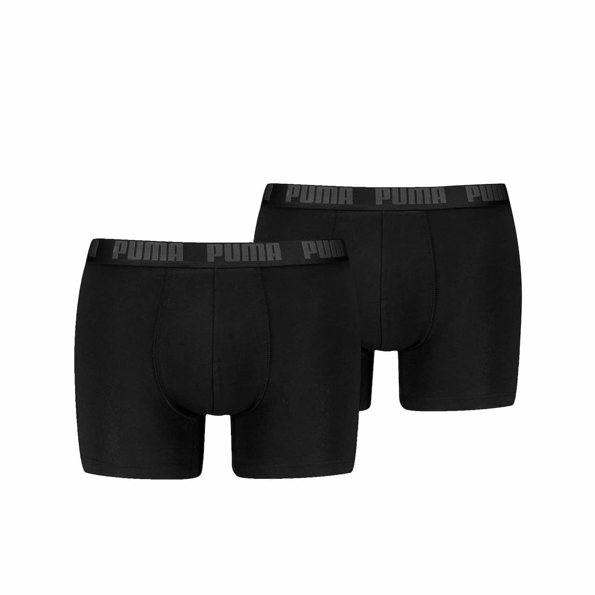 Puma heren everyday basic boxershorts 2-pack – Black/Phantom – L