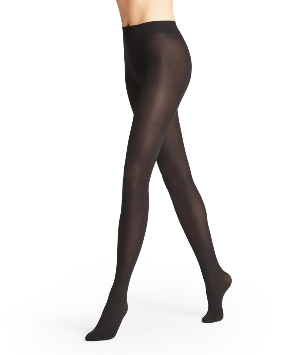 Seidenglatt 40 DEN Dames Panty – Black – XL
