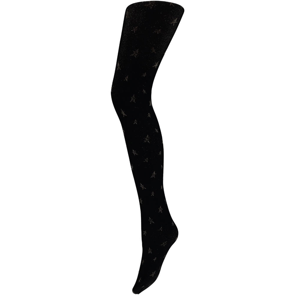 60 denier panty met lurex sterren afbeelding