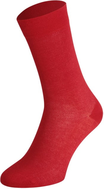 Bamboe sokken in rood 39-42 1 paar