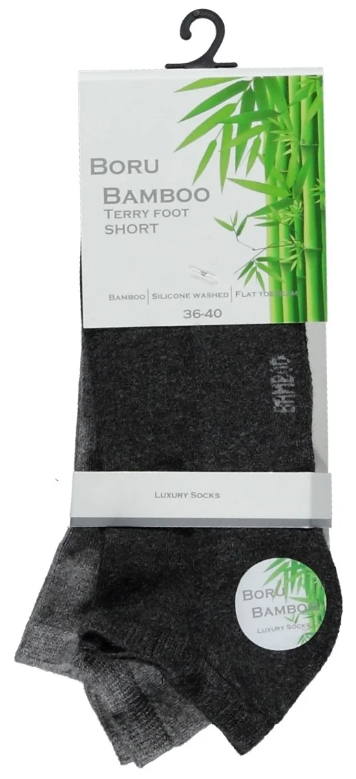 Bamboe sneakersokken met badstof zool - Afbeelding 3
