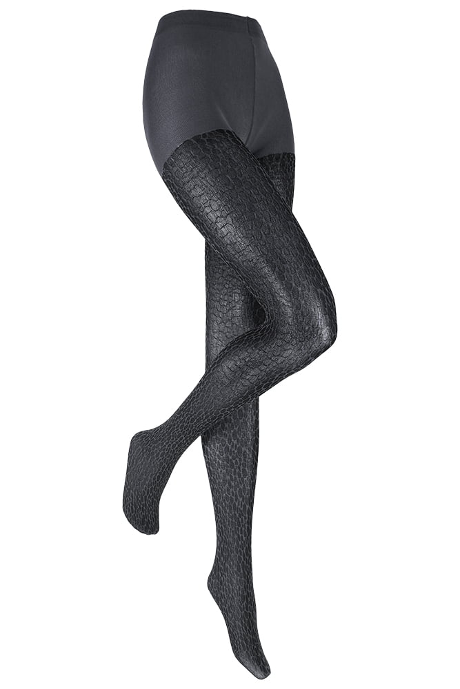 Fantasie panty craquele effect afbeelding