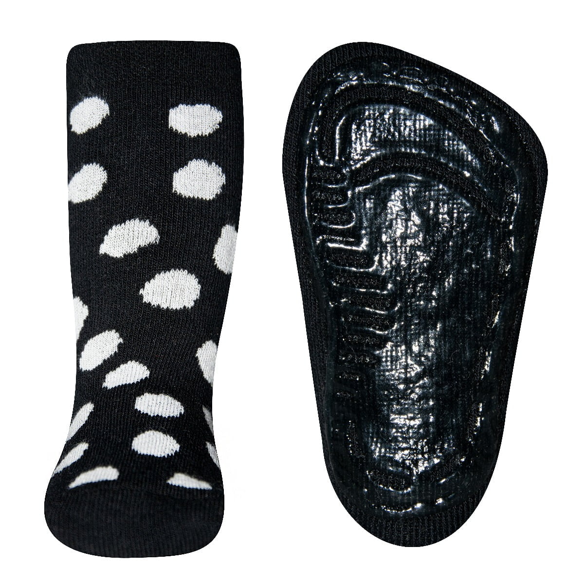 Antislip kindersokken met stippen print afbeelding