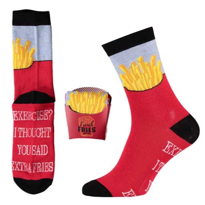 french fries socks afbeelding