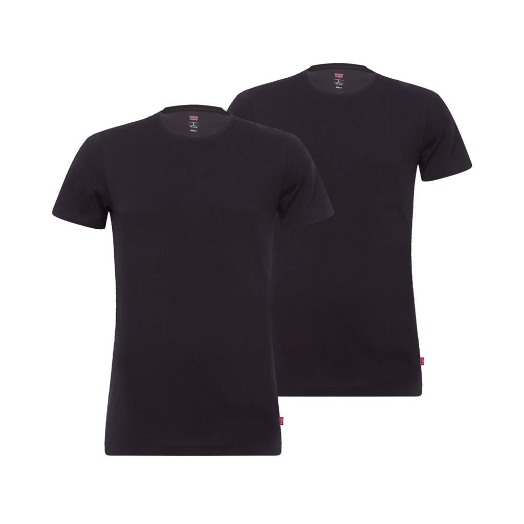 Heren basic shirt met ronde hals afbeelding