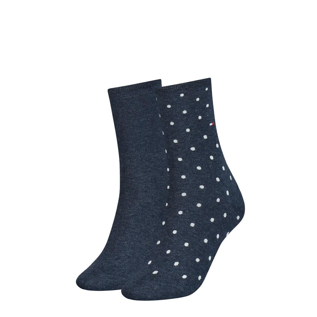 Tommy Hilfiger WOMEN SOCK DOT 2P Vrouwen Sokken Maat 35-38