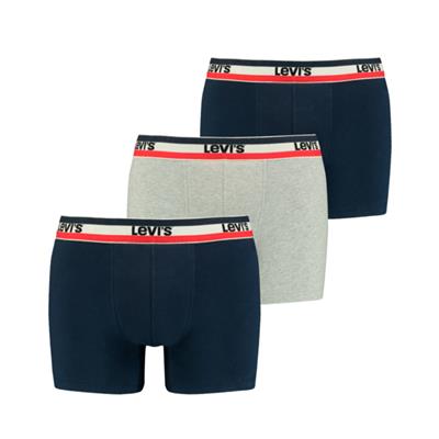 Levi&apos;s logo boxer brief 3 pack afbeelding