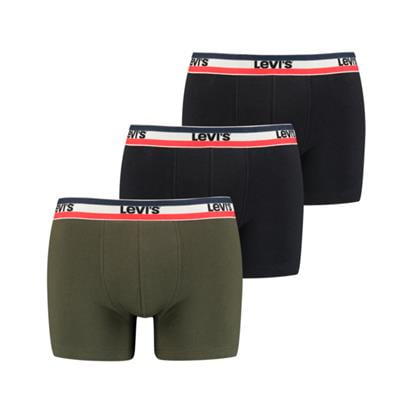 Levi&apos;s logo boxer brief 3 pack afbeelding