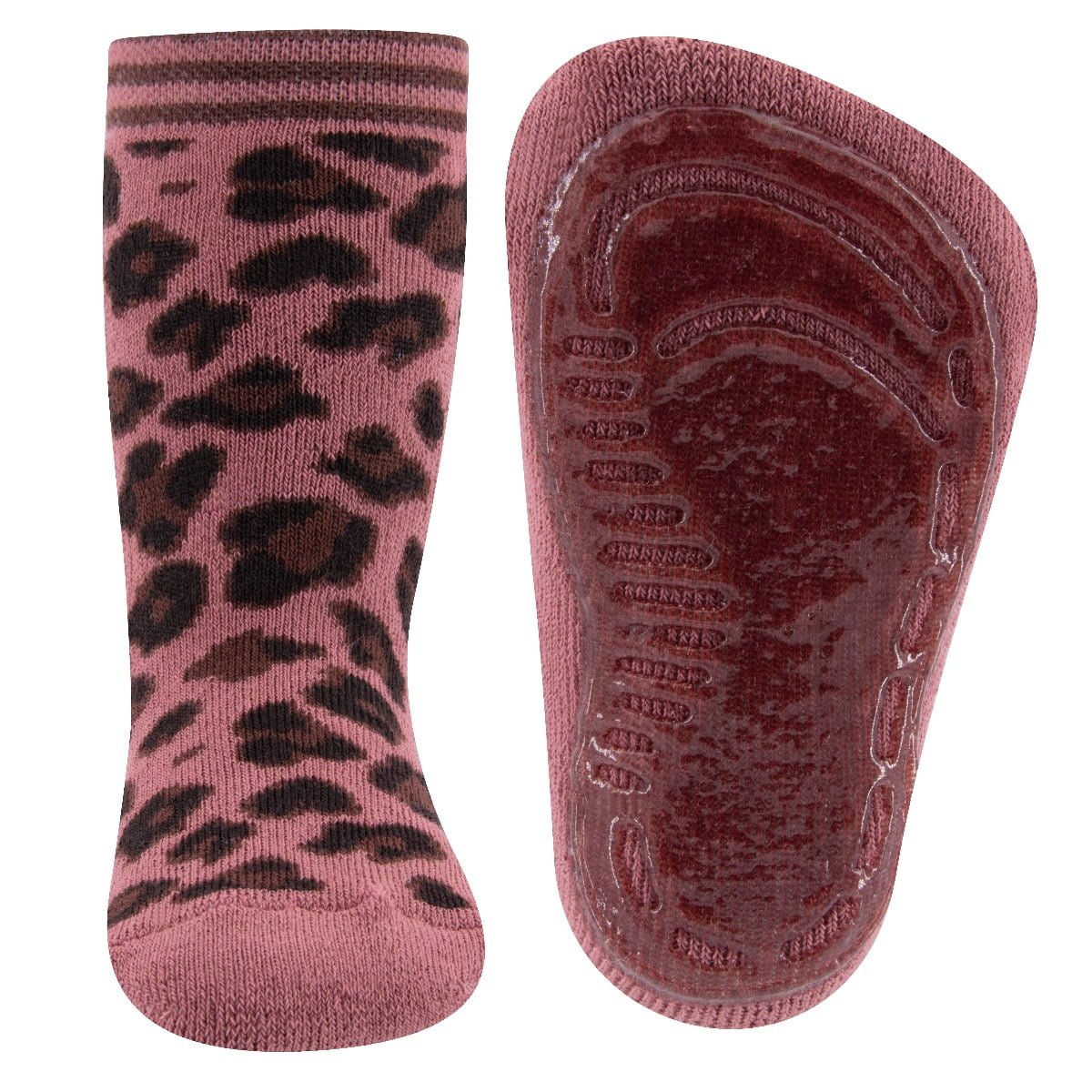 Antislip kindersokken met panter print afbeelding