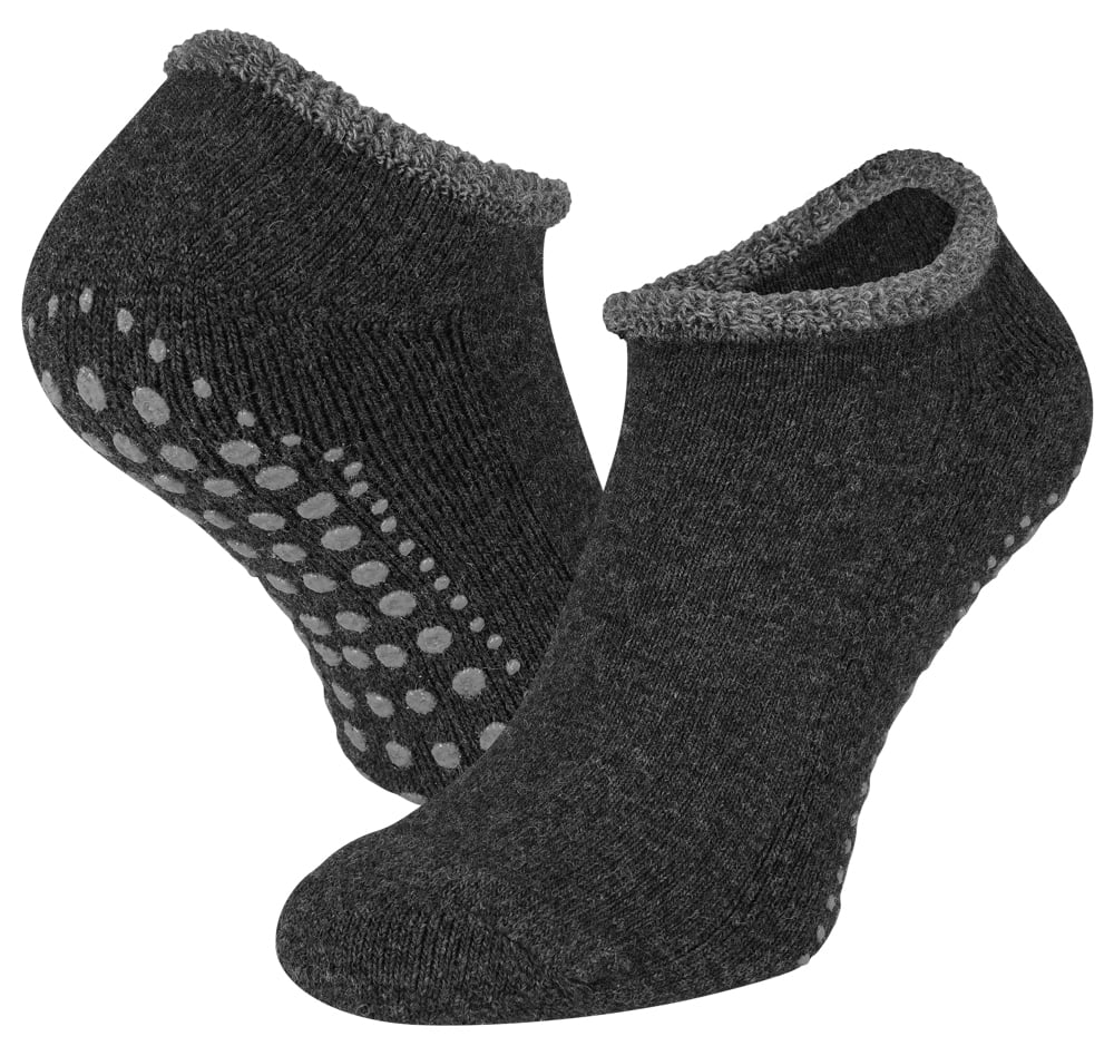 Homesocks lage antislip sokken - 42 - Antracite