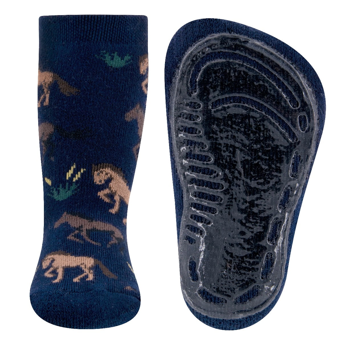Antislip kindersokken met paarden print afbeelding