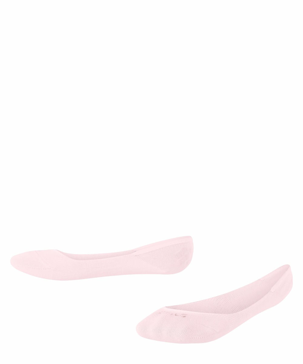 FALKE Ballerina onzichtbare antislip footies duurzaam Katoen Kinderen Kousenvoetjes roze - Maat 27-30