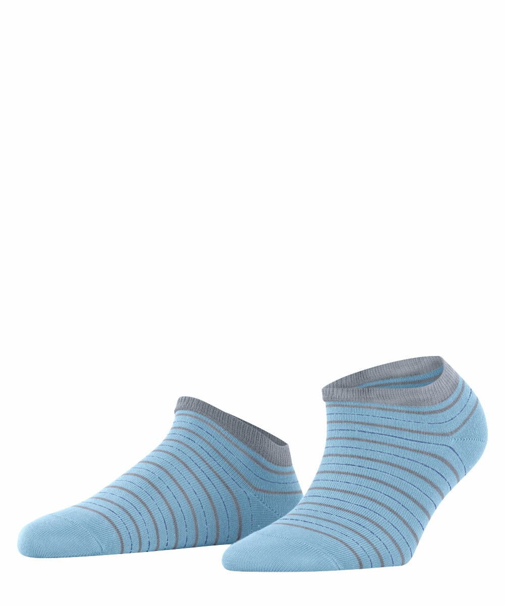Stripe shimmer dames sneakersokken afbeelding
